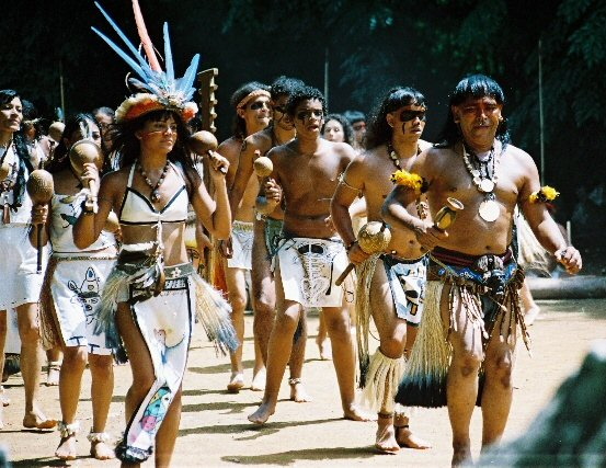 Areyto dancers