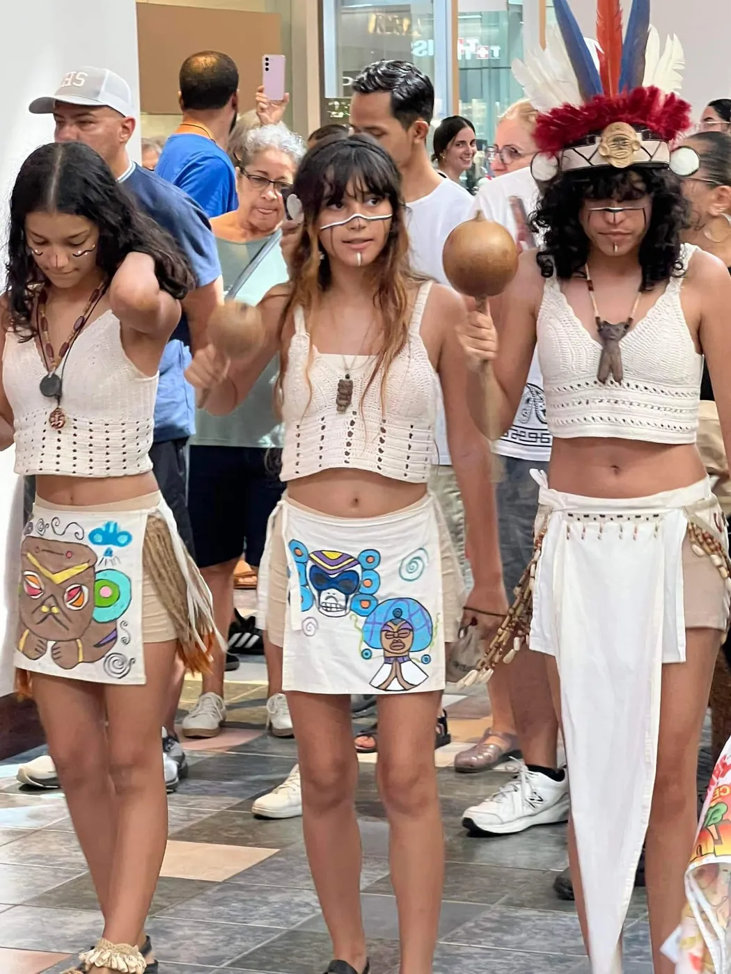 Areyto dancers